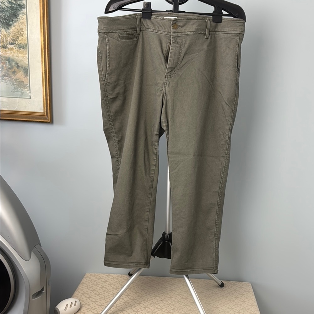 Market & Spruce Women's Khaki Chinos